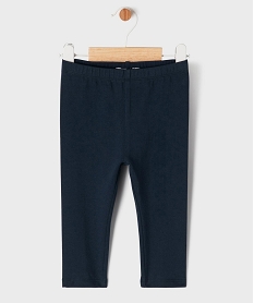 GEMO Legging uni en maille résistante bébé fille[MISSING] Bleu