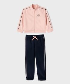 ensemble de jogging 2 pieces fille rose standardI896401_2