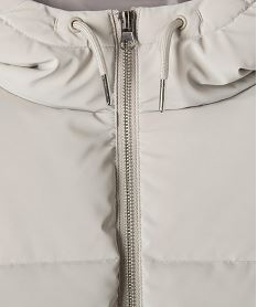 parka courte a capuche en matiere deperlante finition mate fille grisI897201_3