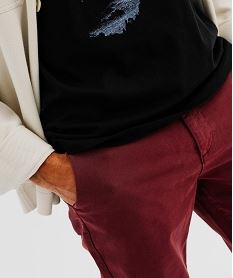 pantalon chino coupe slim homme rougeI899401_2