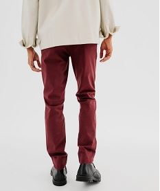 pantalon chino coupe slim homme rougeI899401_3