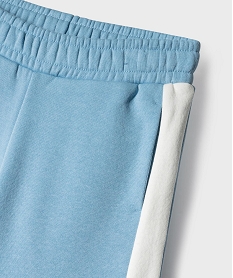pantalon de jogging avec bandes contrastantes fille bleu standardI902601_3