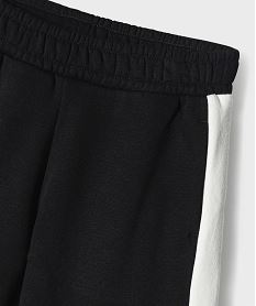 pantalon de jogging avec bandes contrastantes fille noir standardI902801_2