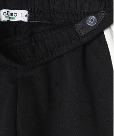 pantalon de jogging avec bandes contrastantes fille noir standardI902801_3