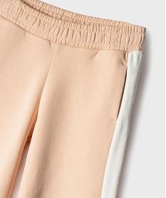 pantalon de jogging avec bandes contrastantes fille rose standardI903001_2