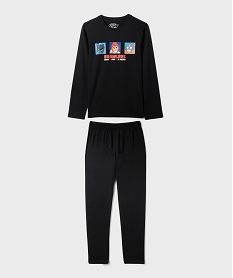 GEMO Pyjama en jersey de coton imprimé garçon - Brawl Stars noir vif
