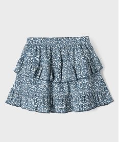 jupe a volants a motifs fleuris fille bleu standardI911601_2