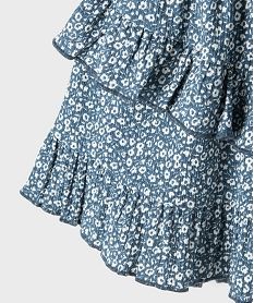 jupe a volants a motifs fleuris fille bleu standardI911601_3