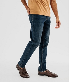 GEMO Jean slim en denim de coton stretch homme Bleu