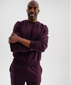 GEMO Sweat avec intérieur molletonné homme Rouge