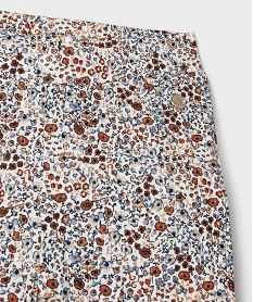 legging coupe flare a motifs fleuris fille - lulucastagnette multicoloreI928101_2