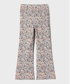 legging coupe flare a motifs fleuris fille - lulucastagnette multicoloreI928101_3