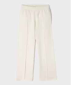 pantalon de jogging coupe large taille elastique fille beige standardI936601_3