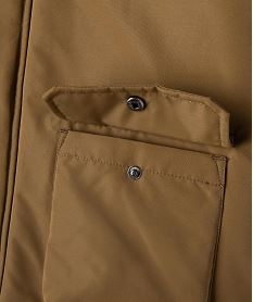 parka a capuche avec doublure douillette garcon marron standardI943001_4