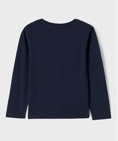 tee-shirt manches longues avec motif girly fille bleuI946801_3