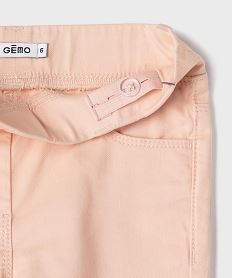 pantalon slim avec taille ajustable fille rose standard pantalonsI947601_2