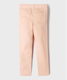 pantalon slim avec taille ajustable fille rose standard pantalonsI947601_3