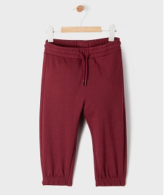 GEMO Pantalon de jogging léger bébé garçon Rouge