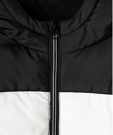 doudoune a capuche doublee polaire garcon noir standardI954401_4