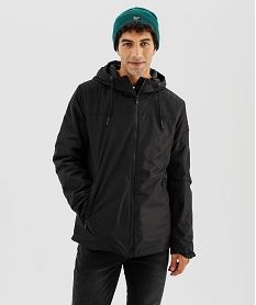 blouson impermeable a capuche homme noir standard blousonsI965401_2