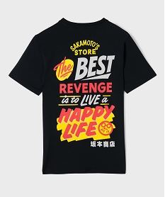 tee-shirt manches courtes a motif manga garcon - sakamoto days noir standard tee-shirtsI969901_3