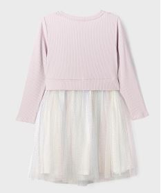 robe avec jupe en tulle a paillettes fille violetI972501_3
