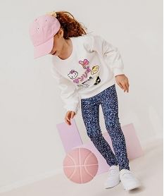 sweat a motifs colores fille - hello kitty beigeI974901_2