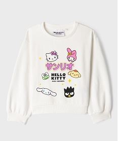 sweat a motifs colores fille - hello kitty beigeI974901_3