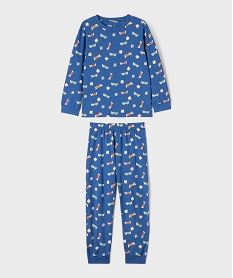 GEMO Pyjama bicolore avec motif jeu vidéo garçon bleu standard