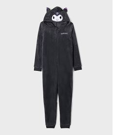 GEMO Combinaison pyjama en maille douillette motif Kuromi fille - Hello Kitty gris standard