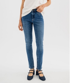 GEMO Jean Slim stretch taille normale femme bleu standard