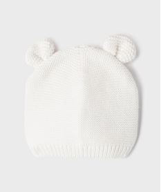 GEMO Bonnet de naissance avec oreilles Beige