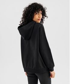 sweat a capuche imprime femme - stitch noir standard sweatsJ009801_4