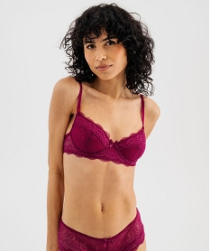 soutien-gorge a armatures forme corbeille en dentelle[missing] rouge soutien gorge avec armaturesJ011401_2