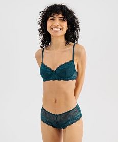 soutien-gorge a armatures forme corbeille en dentelle vertJ011601_3