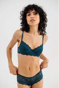 soutien-gorge a armatures forme corbeille en dentelle vertJ011601_4