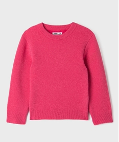 GEMO Pull en maille scintillante avec intérieur douillet fille rose standard