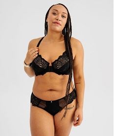 tanga en dentelle femme grande taille noir standard strings tangasJ019001_3