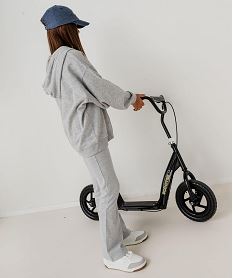 GEMO Sweat zippé à capuche fille gris standard