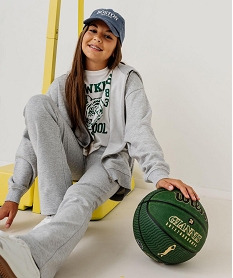 GEMO Legging coupe flare fille gris standard