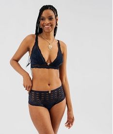 tanga taille haute femme navy strings tangasJ028101_3
