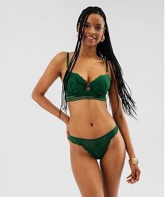 tanga en dentelle unie femme vert standard strings tangasJ028501_4