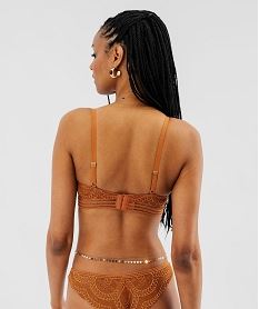 soutien-gorge corbeille a armatures et basque fantaisie femme brun soutien gorge avec armaturesJ029501_2
