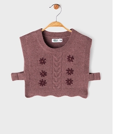 GEMO Pull sans manches à motifs fleuris bébé fille violet standard
