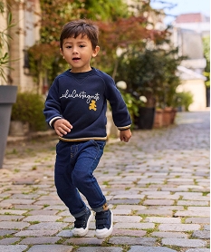 GEMO Sweat avec broderie poitrine bébé garçon - LuluCastagnette Bleu