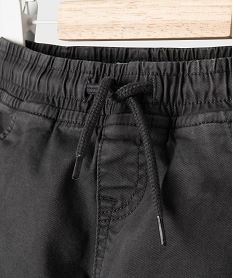 pantalon cargo resistant avec taille ajustable bebe garcon grisJ059801_3