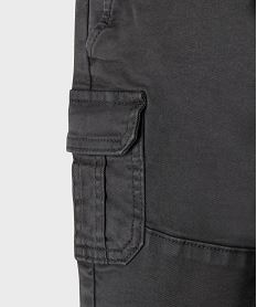 pantalon cargo resistant avec taille ajustable bebe garcon grisJ059801_4