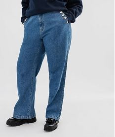 GEMO Jean flare à pont femme grande taille - LuluCastagnette Gris