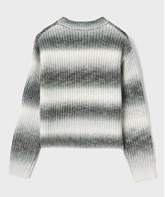 pull en grosse maille effet tie and dye fille gris pullsJ090801_3