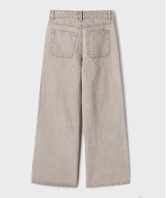 jean wide leg en denim delave avec grandes poches plaquees fille gris standard pantalonsJ092201_3